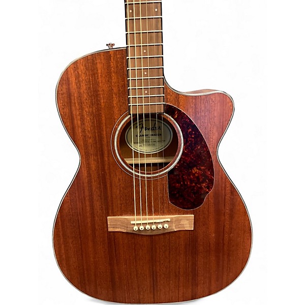 Used Fender CC60SCE Mahogany Acoustic Electric Guitar