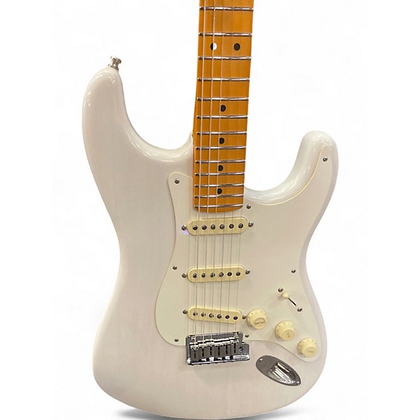 Used Fender Ultra Luxe Vintage '50s Stratocaster White Blonde Solid Body Electric Guitar