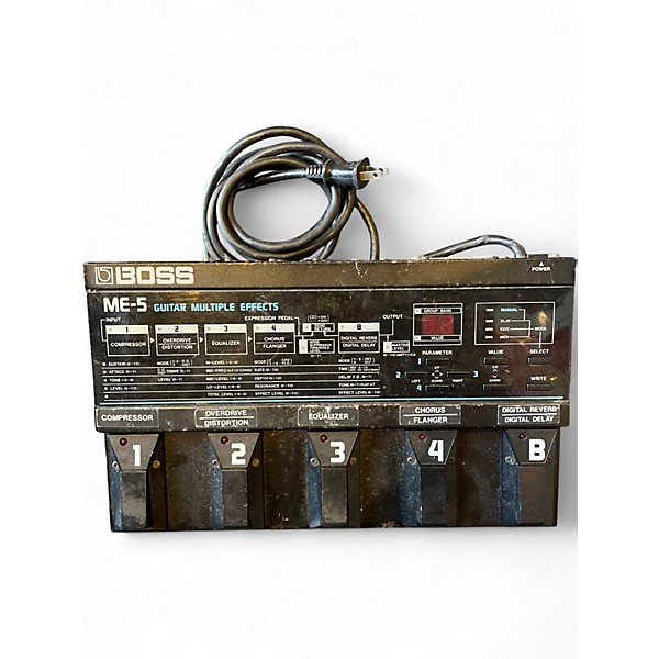 Used BOSS ME5 Guitar Multi Effect Processor