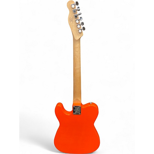 Used Squier Affinity Telecaster Orange Solid Body Electric Guitar