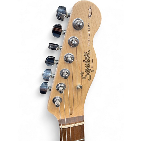 Used Squier Affinity Telecaster Orange Solid Body Electric Guitar