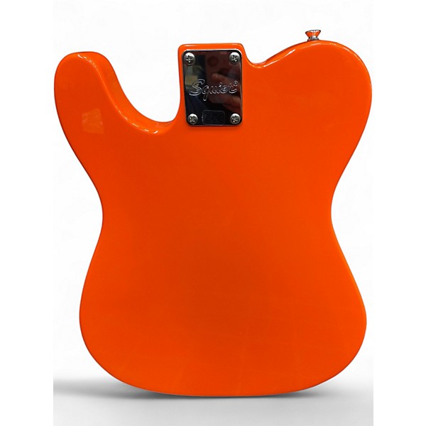 Used Squier Affinity Telecaster Orange Solid Body Electric Guitar