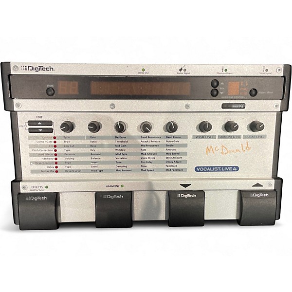 Used DigiTech VL4 Vocalist Live 4 Vocal Harmonizer Vocal Processor