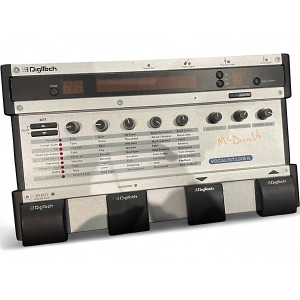 Used DigiTech VL4 Vocalist Live 4 Vocal Harmonizer Vocal Processor