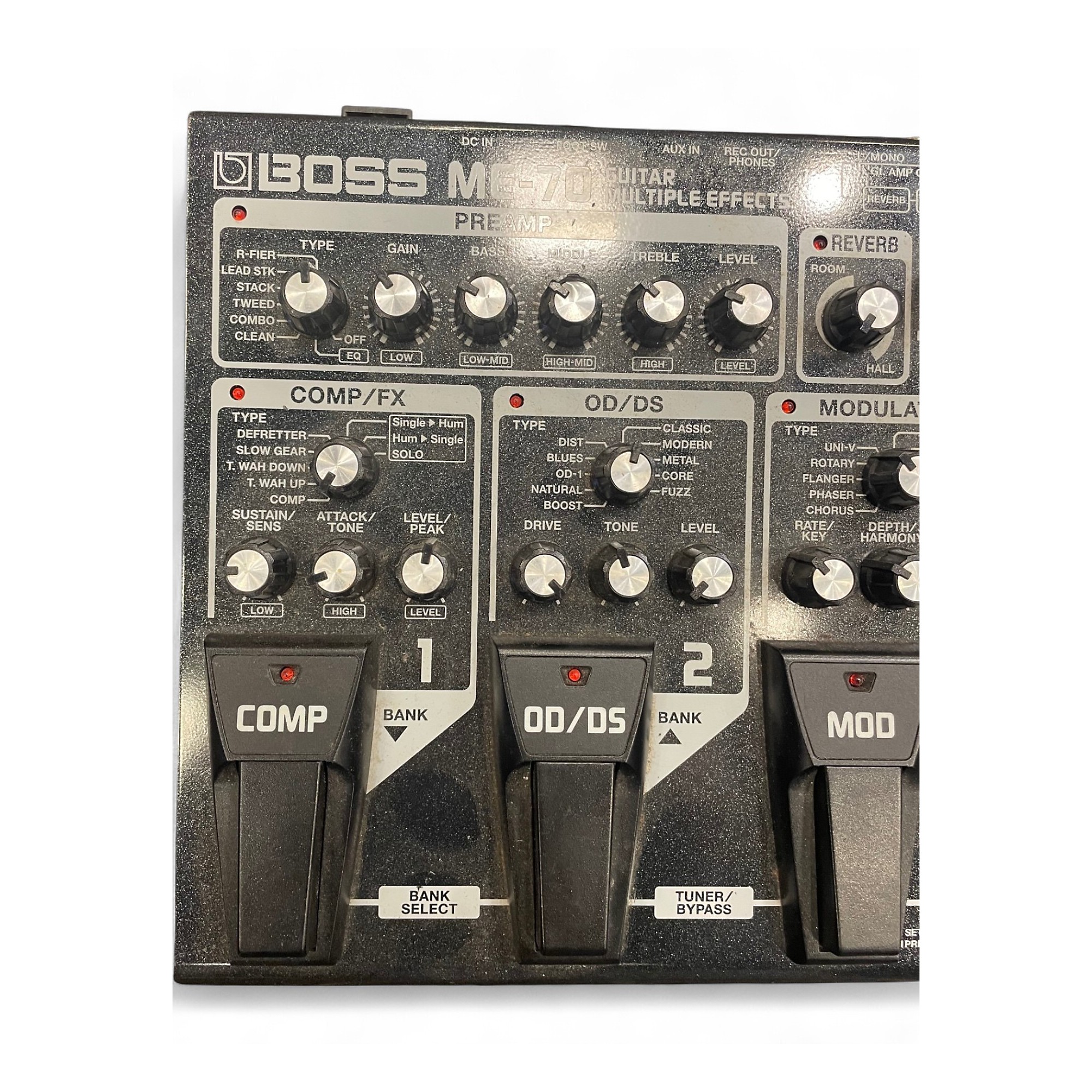 Used BOSS ME70 Guitar Multi Effect Processor | Guitar Center