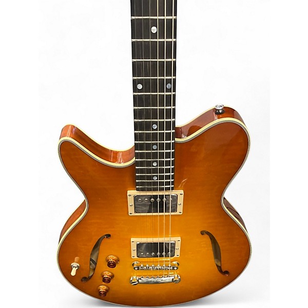 Used Eastman Romeo California Honey Burst Hollow Body Electric Guitar