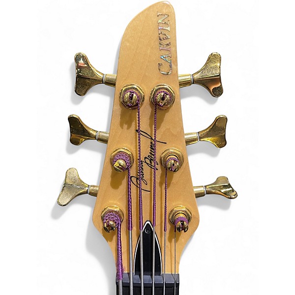Used Carvin Bunny Brunel Signature Natural Electric Bass Guitar