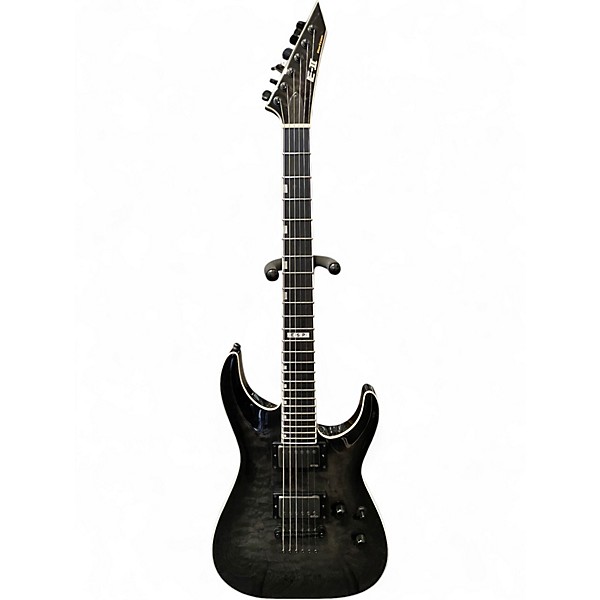 Used ESP E-II Horizon Trans Black Solid Body Electric Guitar