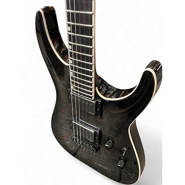Used ESP E-II Horizon Trans Black Solid Body Electric Guitar