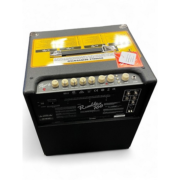 Used Fender Rumble 100 1x15 100W Bass Combo Amp