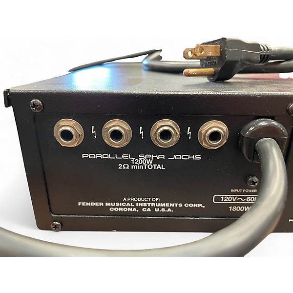Used Fender BASSMAN 1200 Tube Bass Amp Head