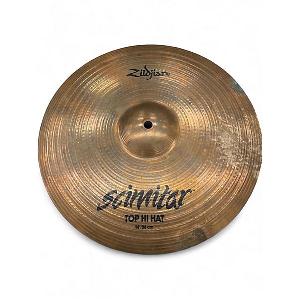 Used Zildjian 14in Scimitar Hi Hat Pair Cymbal