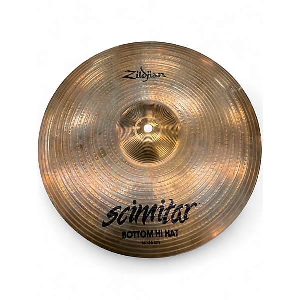 Used Zildjian 14in Scimitar Hi Hat Pair Cymbal