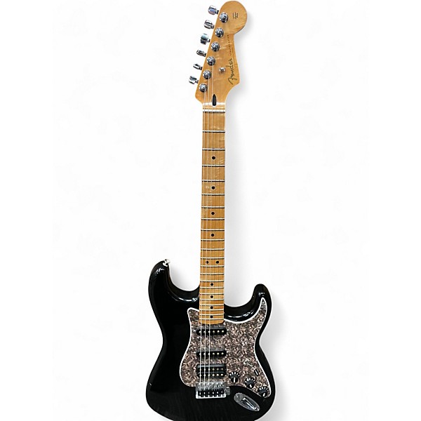 Used Fender LTD FSR 2012 BLACK DIMARZIO Black Solid Body Electric Guitar