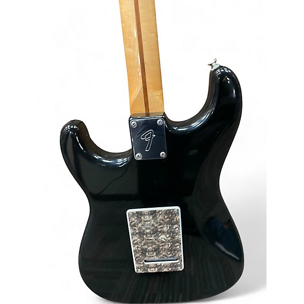 Used Fender LTD FSR 2012 BLACK DIMARZIO Black Solid Body Electric Guitar