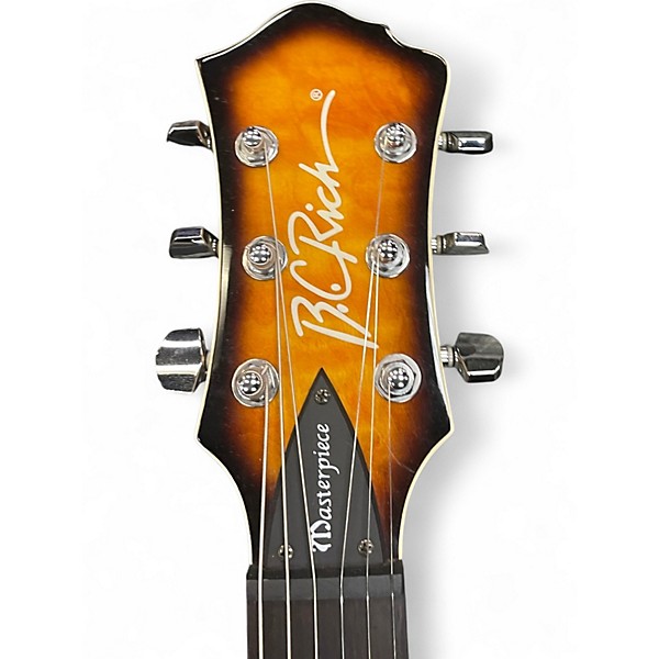 Used B.C. Rich Masterpiece Mockingbird 2 Color Sunburst Solid Body Electric Guitar