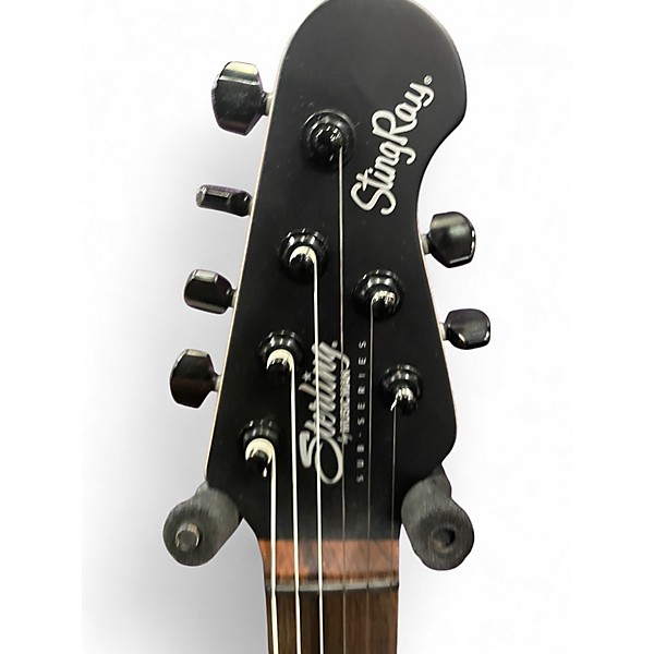 Used Sterling by Music Man STINGRAY Flat Black Solid Body Electric Guitar