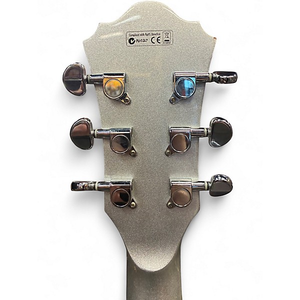 Used Ibanez AFS75TD Silver Hollow Body Electric Guitar
