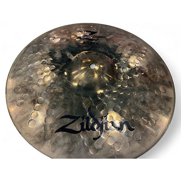 Used Zildjian 14in z custom hi hat pair Cymbal