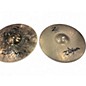 Used Zildjian 14in z custom hi hat pair Cymbal