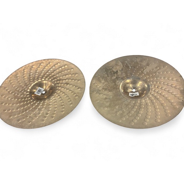Used Zildjian 14in z custom hi hat pair Cymbal
