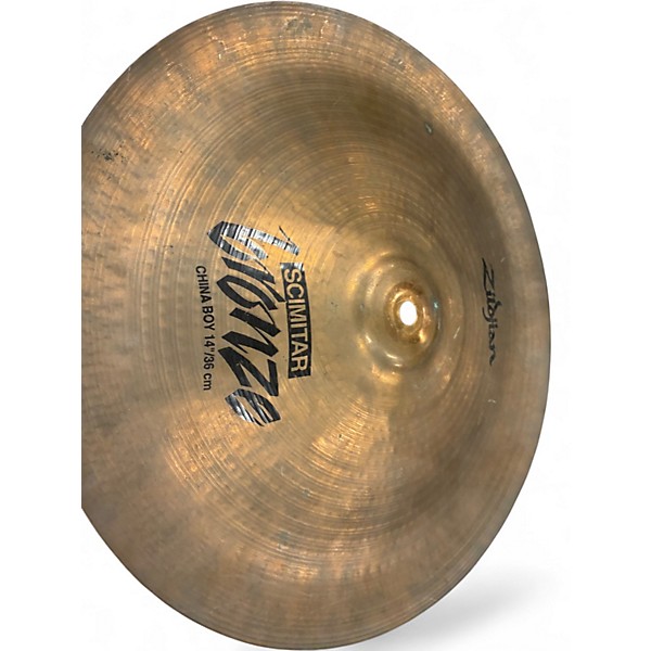 Used Zildjian 14in SCIMITAR CHINA BOY Cymbal