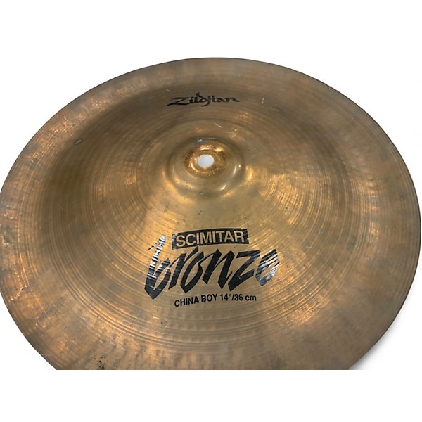 Used Zildjian 14in SCIMITAR CHINA BOY Cymbal