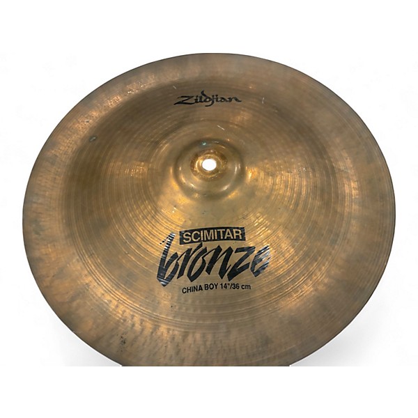Used Zildjian 14in SCIMITAR CHINA BOY Cymbal