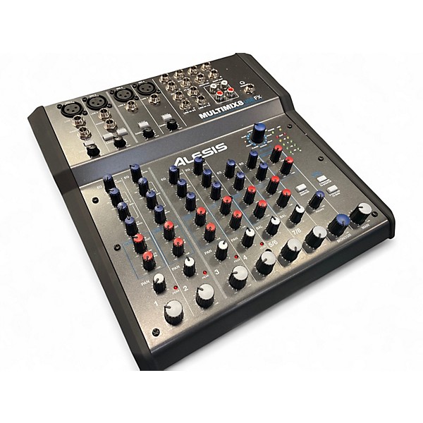 Used Alesis MultiMix 8 FX USB 8-Channel Unpowered Mixer