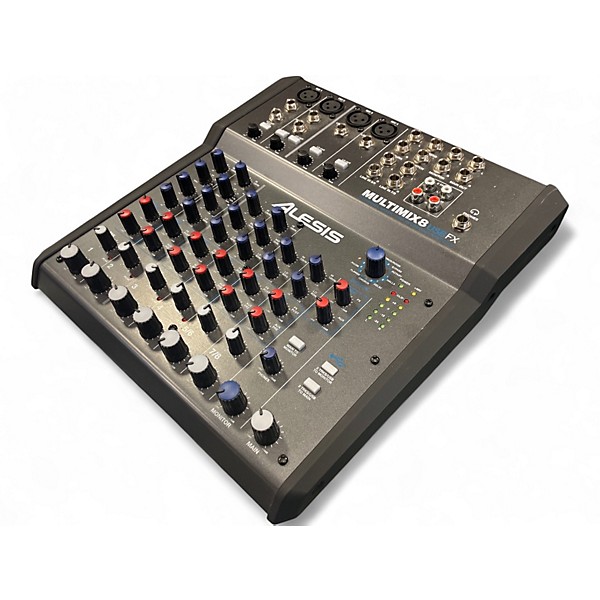 Used Alesis MultiMix 8 FX USB 8-Channel Unpowered Mixer