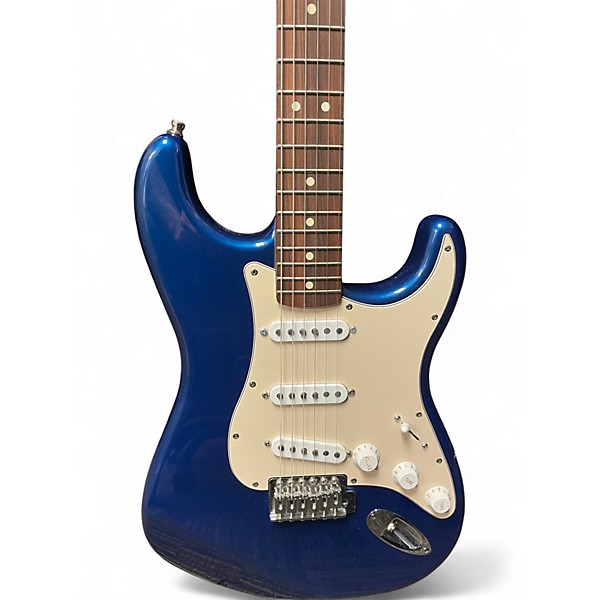 Used Miscellaneous Double Cut - MIM Neck and Body Blue Solid Body Electric Guitar