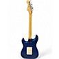 Used Miscellaneous Double Cut - MIM Neck and Body Blue Solid Body Electric Guitar