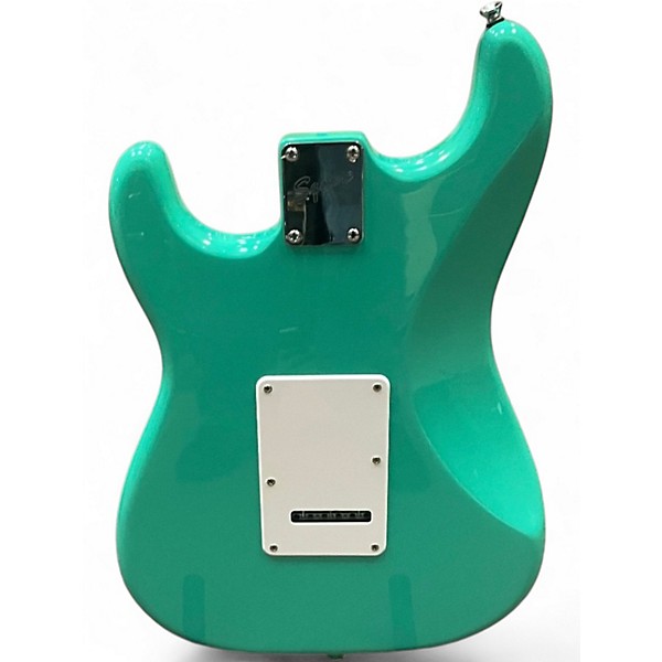 Used 2017 Squier Bullet Stratocaster With Tremolo Turquoise Solid Body Electric Guitar