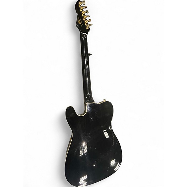 Used Firefly FFTL Black and Gold Hollow Body Electric Guitar