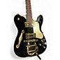 Used Firefly FFTL Black and Gold Hollow Body Electric Guitar