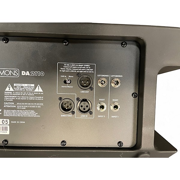 Used Simmons DA2110 Powered Speaker