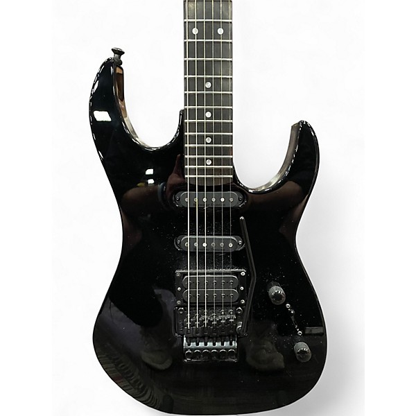 Used B.C. Rich ST3 Retro II Black Solid Body Electric Guitar