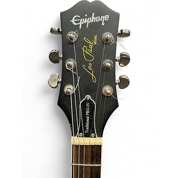Used Epiphone Les Paul Traditional Pro IV Brown Solid Body Electric Guitar