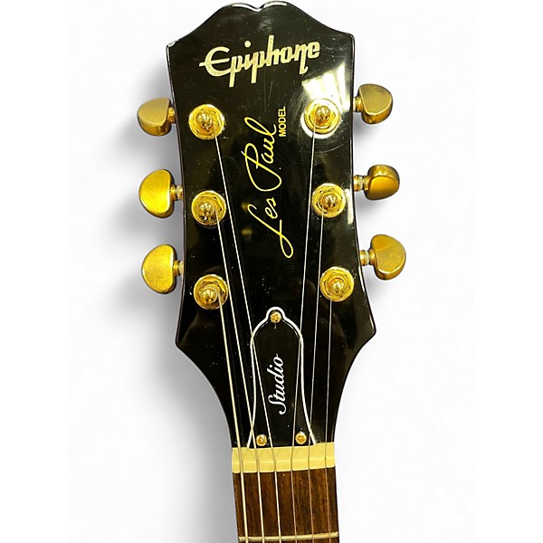 Used Epiphone Les Paul Studio gold limited Wine Red Solid Body Electric Guitar