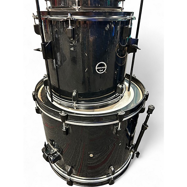 Used PDP by DW 4 Piece Encore Series Metallic Black Drum Kit