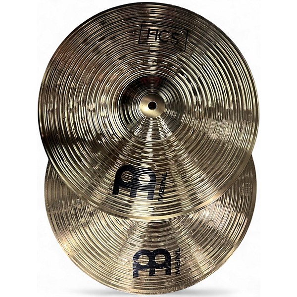 Used MEINL 14in HCS Hi Hat Pair Cymbal