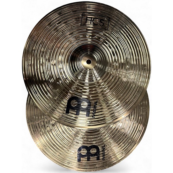 Used MEINL 14in HCS Hi Hat Pair Cymbal