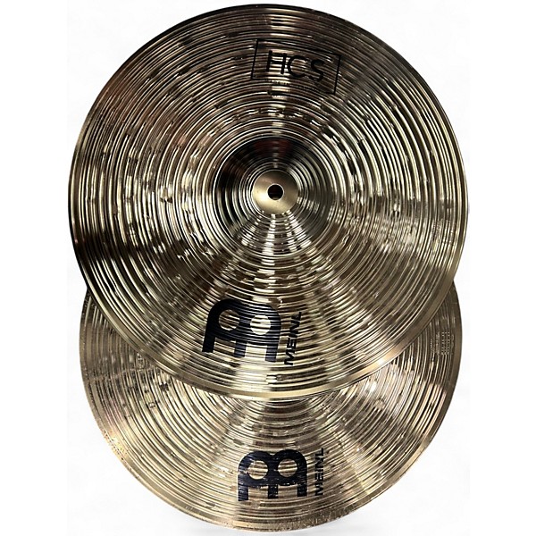 Used MEINL 14in HCS Hi Hat Pair Cymbal