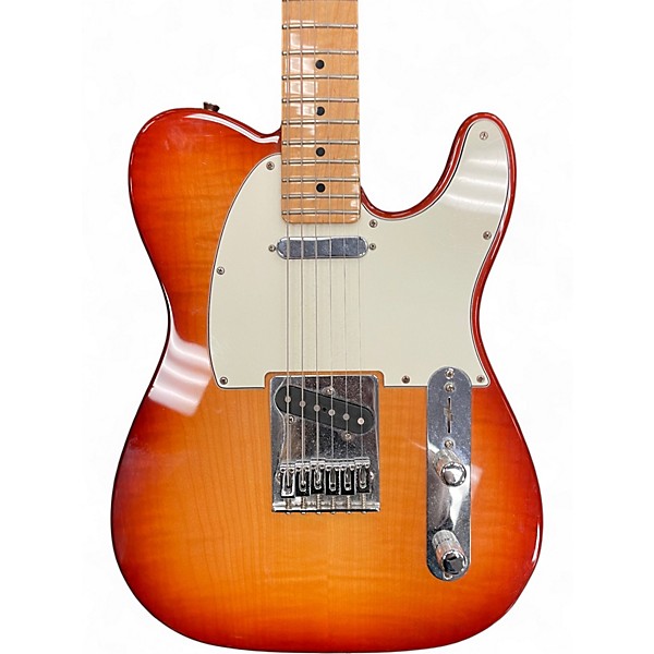 Used Fender LImited Edition Player Telecaster Plus Toip Sienna Sunburst Solid Body Electric Guitar