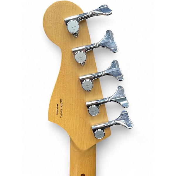 Used Fender Deluxe Active Jazz Bass V 5 String 3 Color Sunburst Electric Bass Guitar