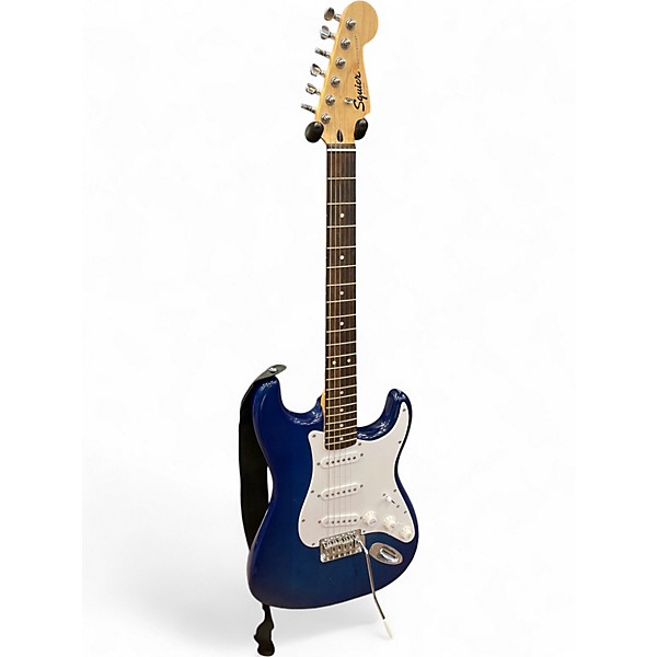 Used Squier Bullet Stratocaster Blue Solid Body Electric Guitar