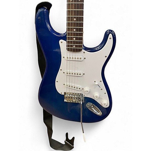 Used Squier Bullet Stratocaster Blue Solid Body Electric Guitar