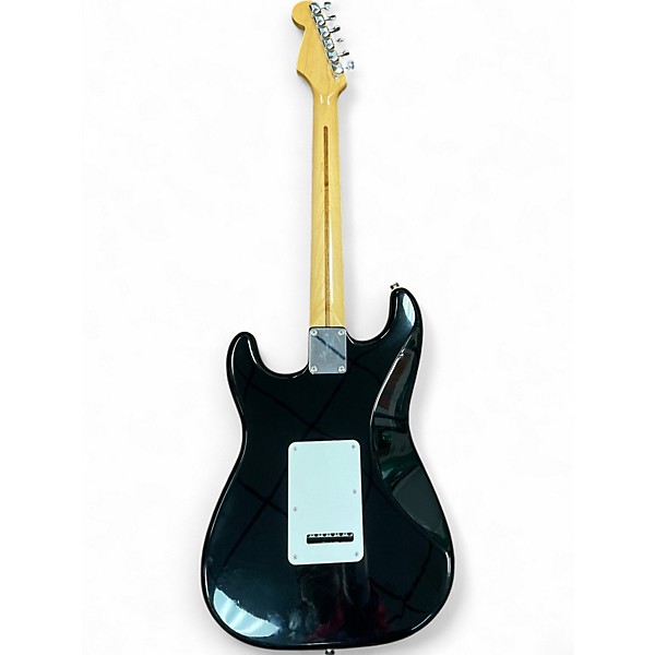 Used Fender STRATOCASTER Black Solid Body Electric Guitar
