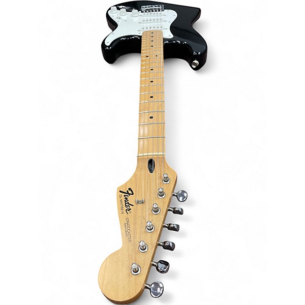 Used Fender STRATOCASTER Black Solid Body Electric Guitar