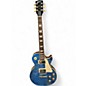 Used Gibson STANDARD '50S LES PAUL FIGURED TOP Blue Ghost Flames Solid Body Electric Guitar thumbnail